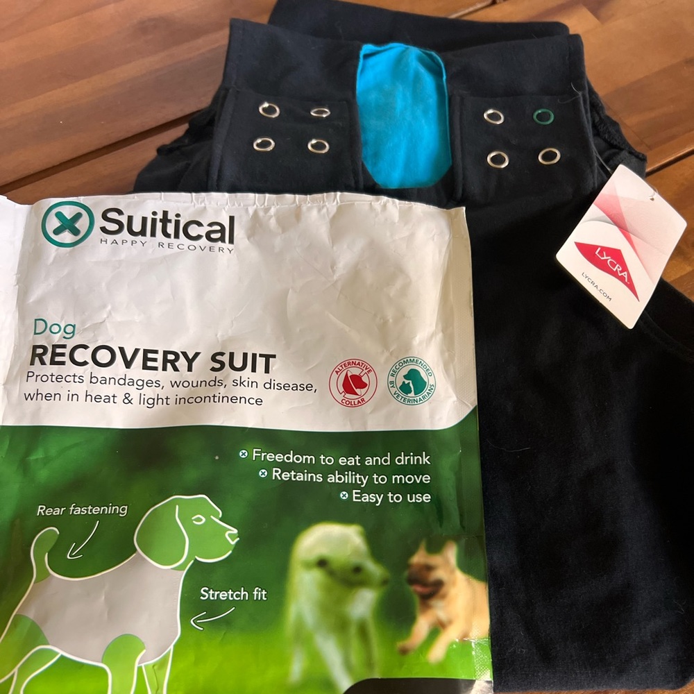 Suitical Dog Recovery Suit. Size Medium.